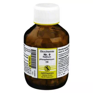 BIOCHEMIE 9 Natrium phosphoricum D 6 Comprimidos, 400 Cápsulas BIOCHEMIE 9 Natrium phosphoricum D 6 Comprimidos, 400 Cápsulas