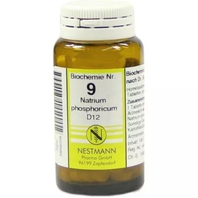 [9 natrium phosphoricum D 12 comprimidos, 100 unid