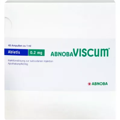 ABNOBAVISCUM Ampolas de Abietis 0,2 mg, 48 unid