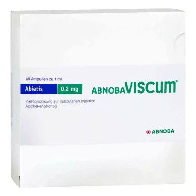 ABNOBAVISCUM Ampolas de Abietis 0,2 mg, 48 unid