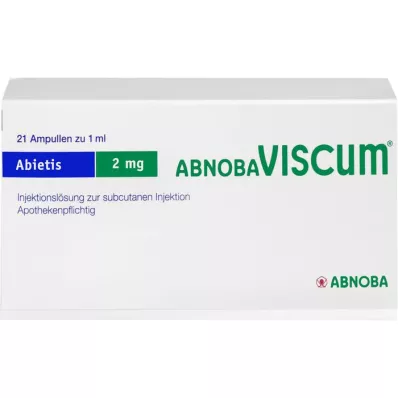ABNOBAVISCUM Ampolas de Abietis 2 mg, 21 unid