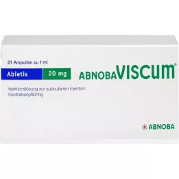 ABNOBAVISCUM Ampolas de Abietis 20 mg, 21 unid