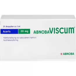 ABNOBAVISCUM Ampolas de Aceris 20 mg, 21 unid