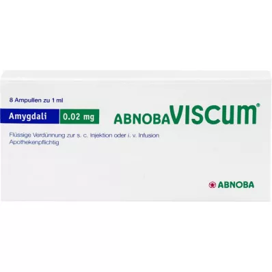 ABNOBAVISCUM Ampolas de 0,02 mg de Amygdali, 8 unid