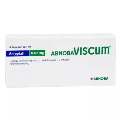 ABNOBAVISCUM Ampolas de 0,02 mg de Amygdali, 8 unid ABNOBAVISCUM Ampolas de 0,02 mg de Amygdali, 8 unid