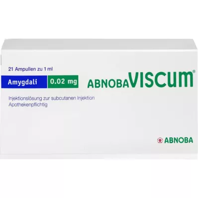 ABNOBAVISCUM Ampolas de 0,02 mg de Amygdali, 21 unid