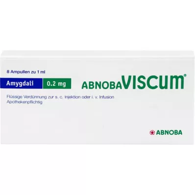 ABNOBAVISCUM Ampolas de 0,2 mg de Amygdali, 8 unid