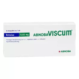 ABNOBAVISCUM Ampolas de Betulae 0,02 mg, 8 unid
