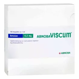 ABNOBAVISCUM Ampolas de Betulae 0,2 mg, 48 unidades