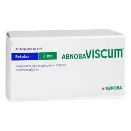 ABNOBAVISCUM Ampolas de Betulae 2 mg, 21 unid