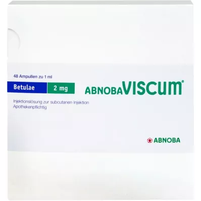 ABNOBAVISCUM Ampolas de Betulae 2 mg, 48 unidades