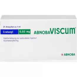 ABNOBAVISCUM Ampolas de Crataegi 0,02 mg, 21 unid