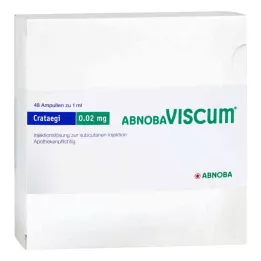 ABNOBAVISCUM Ampolas de 0,02 mg de Crataegi, 48 unid