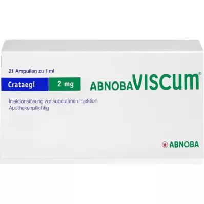 ABNOBAVISCUM Ampolas de Crataegi 2 mg, 21 unid
