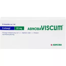 ABNOBAVISCUM Ampolas de Crataegi 20 mg, 8 unid