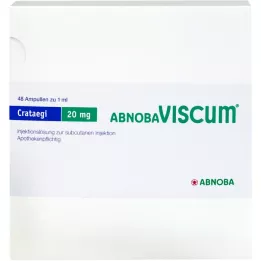 ABNOBAVISCUM Ampolas de Crataegi 20 mg, 48 unid