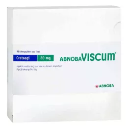 ABNOBAVISCUM Ampolas de Crataegi 20 mg, 48 unid