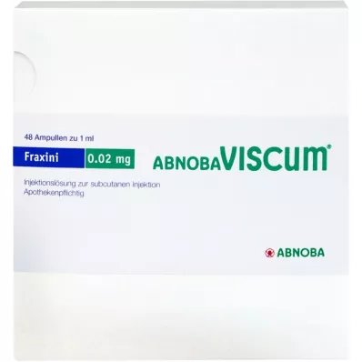 ABNOBAVISCUM Fraxini 0,02 mg ampolas, 48 unid