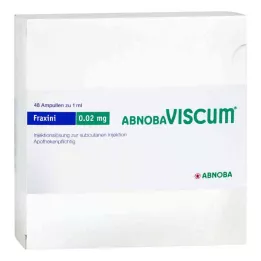 ABNOBAVISCUM Fraxini 0,02 mg ampolas, 48 unid