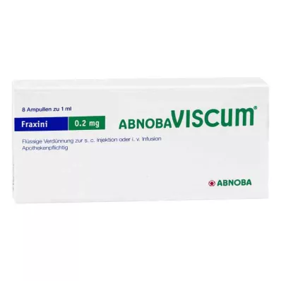 ABNOBAVISCUM Fraxini 0,2 mg ampolas, 8 unid ABNOBAVISCUM Fraxini 0,2 mg ampolas, 8 unid