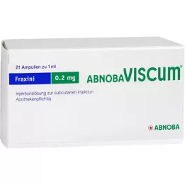 ABNOBAVISCUM Fraxini 0,2 mg ampolas, 21 unid