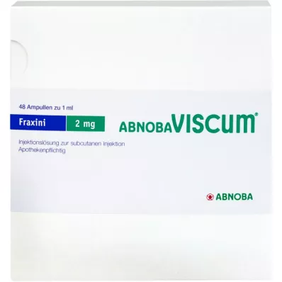 ABNOBAVISCUM Fraxini 2 mg ampolas, 48 pcs