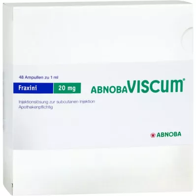 ABNOBAVISCUM Fraxini 20 mg ampolas, 48 pcs