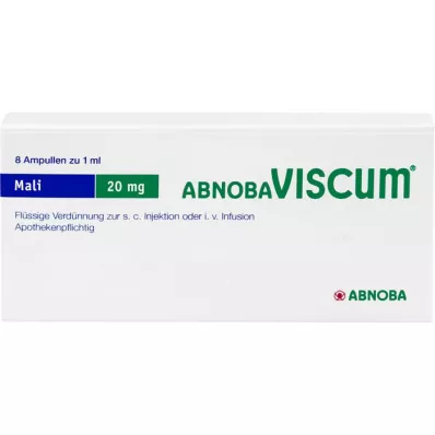 ABNOBAVISCUM Ampolas de Mali 20 mg, 8 unid