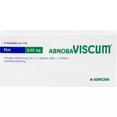 ABNOBAVISCUM Ampolas de Pini 0,02 mg, 8 unid