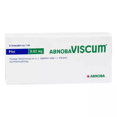 ABNOBAVISCUM Ampolas de Pini 0,02 mg, 8 unid ABNOBAVISCUM Ampolas de Pini 0,02 mg, 8 unid