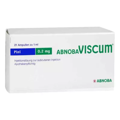 ABNOBAVISCUM Ampolas de Pini 0,2 mg, 21 unid ABNOBAVISCUM Ampolas de Pini 0,2 mg, 21 unid