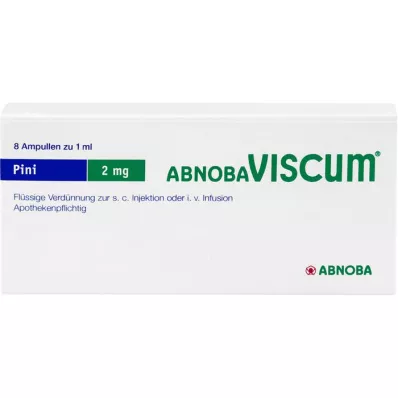 ABNOBAVISCUM Ampolas de Pini 2 mg, 8 unid