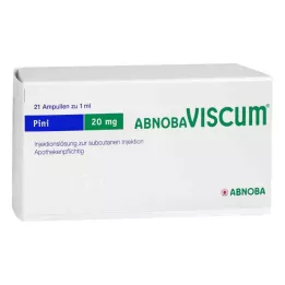 ABNOBAVISCUM Ampolas de Pini 20 mg, 21 unid