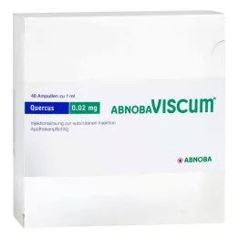 ABNOBAVISCUM Ampolas de 0,02 mg da Quercus, 48 unidades