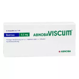 ABNOBAVISCUM Ampolas de 0,2 mg da Quercus, 8 unid