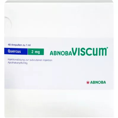 ABNOBAVISCUM Ampolas de 2 mg de Quercus, 48 unidades
