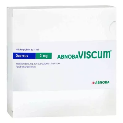ABNOBAVISCUM Ampolas de 2 mg de Quercus, 48 unidades