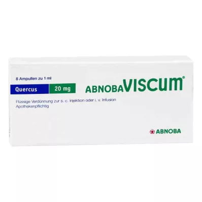 ABNOBAVISCUM Ampolas de 20 mg de Quercus, 8 unid