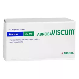 ABNOBAVISCUM Ampolas de 20 mg de Quercus, 21 unid