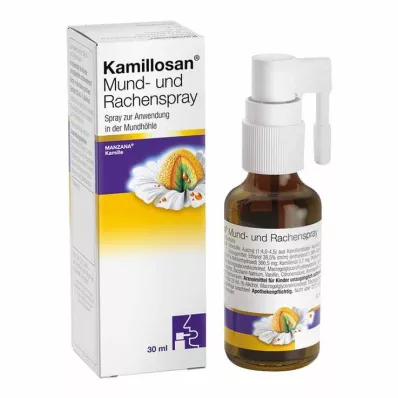 KAMILLOSAN Spray para a boca e garganta, 30 ml