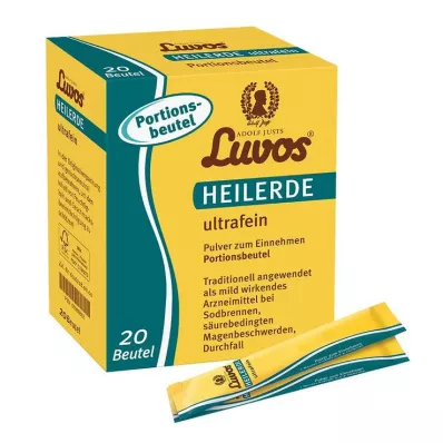 LUVOS Saqueta de argila cicatrizante ultrafina, 20X6,5 g