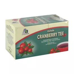 CRANBERRY TEE Saco de filtro, 20 peças