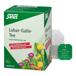 LEBER GALLE-Chá Herbal Tea No. 18a Salus Filter Tissue, 15 unid