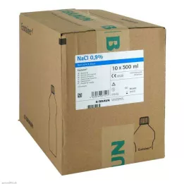 KOCHSALZLÖSUNG Solução de irrigação 0,9% B.Braun Ecotainer, 10X500 ml