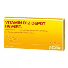 VITAMIN B12 DEPOT Ampolas Hevert, 10 unid