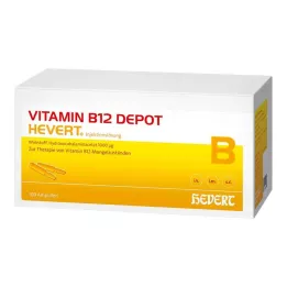 VITAMIN B12 DEPOT Ampolas Hevert, 100 unid