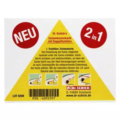 CARTÃO TICK CHAMBER, 1 unid CARTÃO TICK CHAMBER, 1 unid