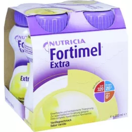 FORTIMEL Aroma extra de baunilha, 4X200 ml