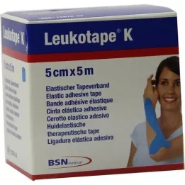 LEUKOTAPE K 5 cm azul claro, 1 unidade