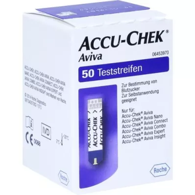 ACCU-CHEK Tiras de teste Aviva Plasma II, 1X50 pcs